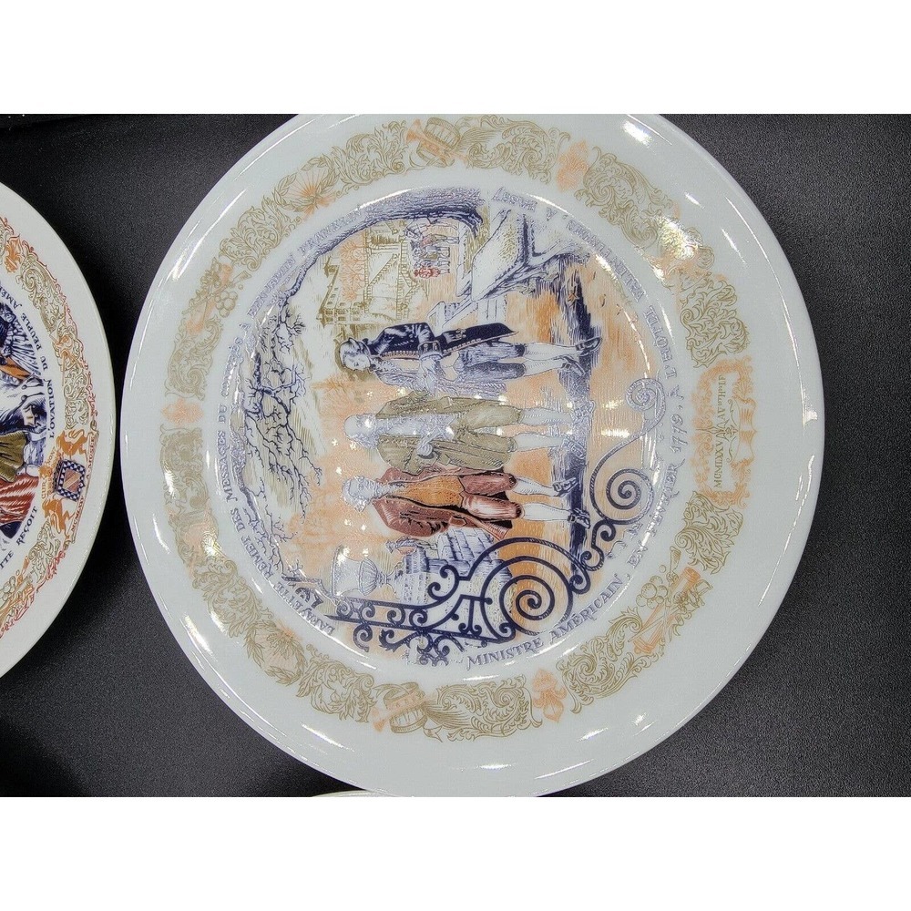 D'ARCEAU LIMOGES PLATES LAFAYETTE LEGACY COLLECTION REVOLUTIONARY WAR - Picture 5 of 7